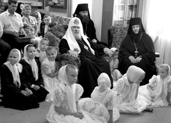 Cвятейший Патриарх в гостях у приюта Ковчег