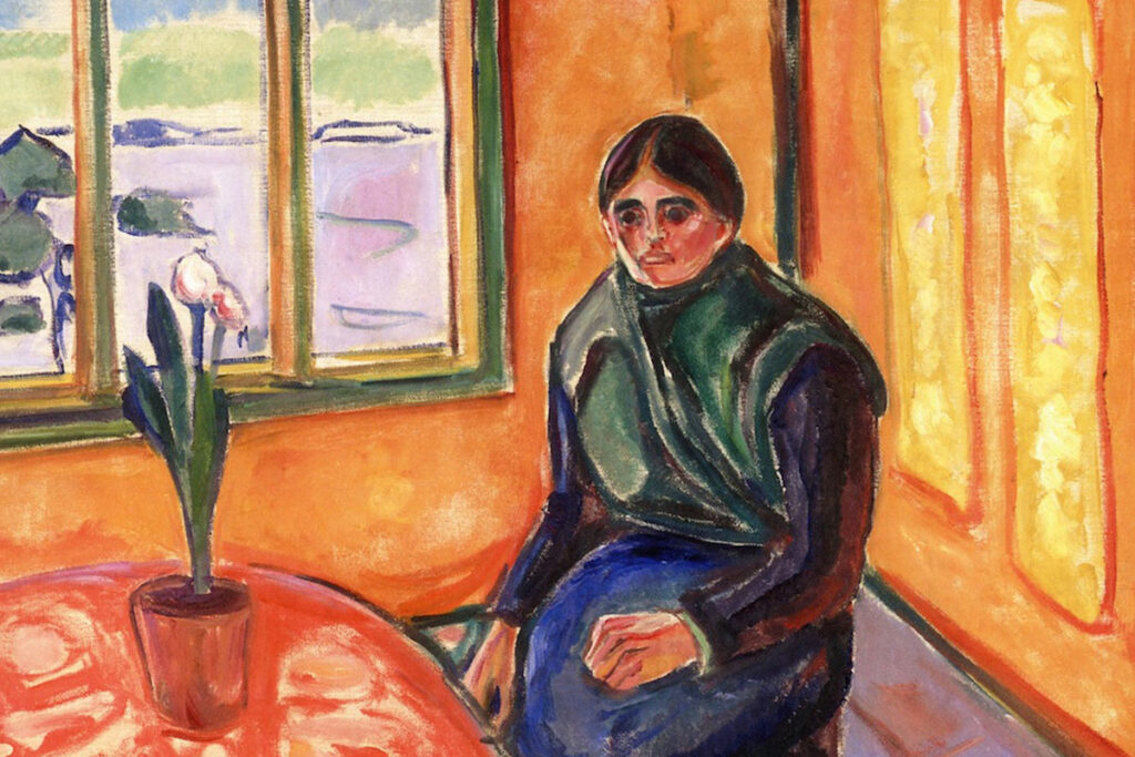 «Меланхолия (сестра Лаура)» (1911). Эдвард Мунк. Национальная галерея, Осло, Норвегия