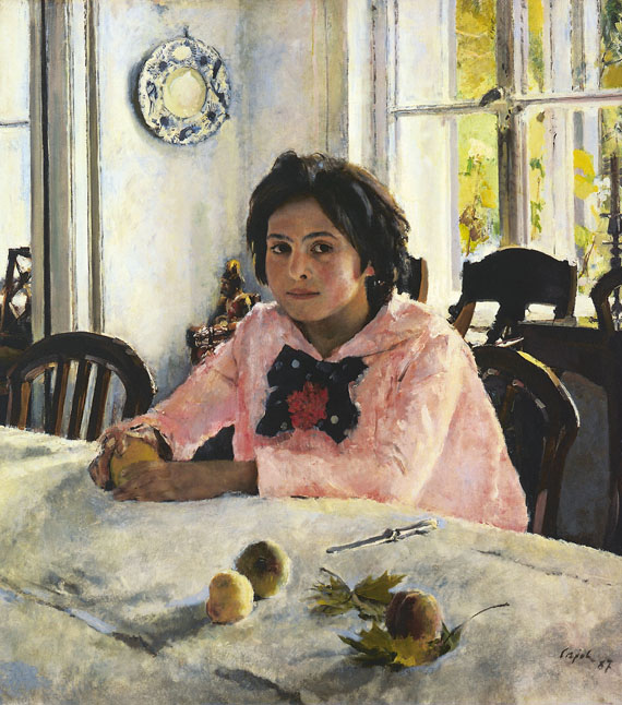 Walentin_Alexandrowitsch_Serow_Girl_with_Peaches