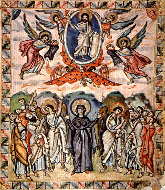 RabulaGospelsFolio13vAscension