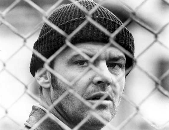 ONE FLEW OVER THE CUCKOO'S NEST, Jack Nicholson, 1975