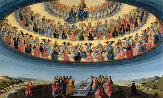 Full title: The Assumption of the Virgin Artist: Francesco Botticini Date made: probably about 1475-6 Source: http://www.nationalgalleryimages.co.uk/ Contact: picture.library@nationalgallery.co.uk Copyright © The National Gallery, London