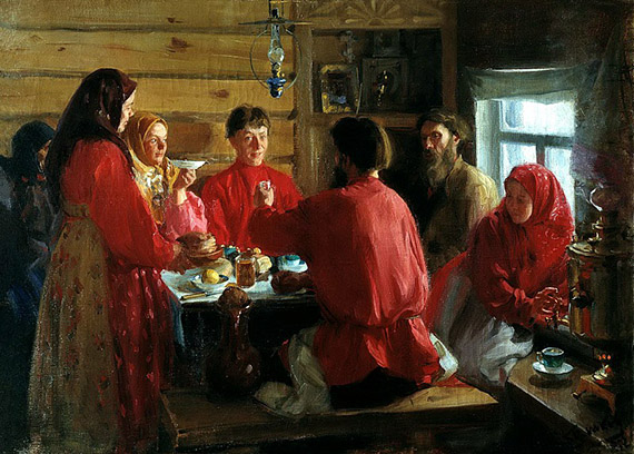 КУЛИКОВ Иван - В крестьянской избе