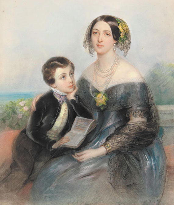 a-demidova_with_son_paul_by_l-h-de_liomenil_-1840s-_priv-coll
