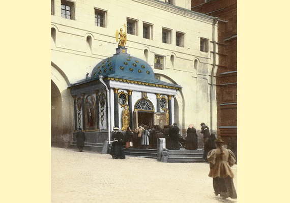 Часовня Иверской Богоматери а Москве, 1910 г.