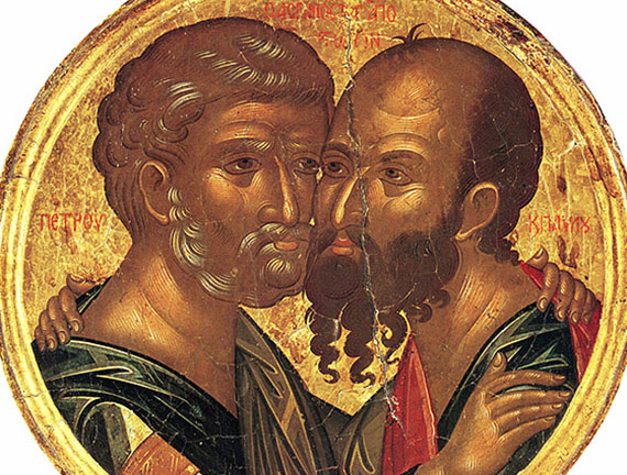 Апостолы Петр и Павел. Икона