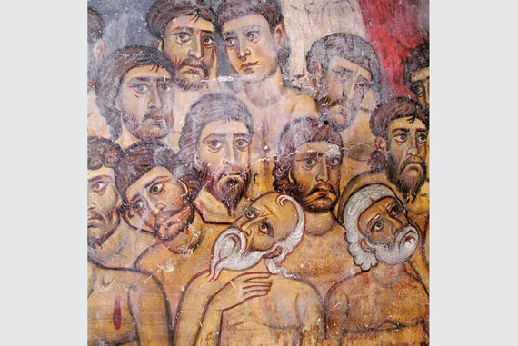 Фрагмент фрески Севастийских мучеников