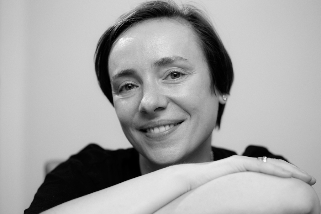 Портрет Тутты Ларсен черно-белый