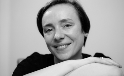 Портрет Тутты Ларсен черно-белый