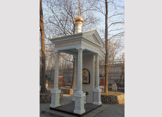 Часовня блаженной Матроны на Владыкинском кладбище