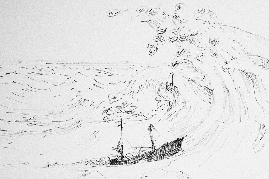 Море жизни. Рисунок Андрея Окунева