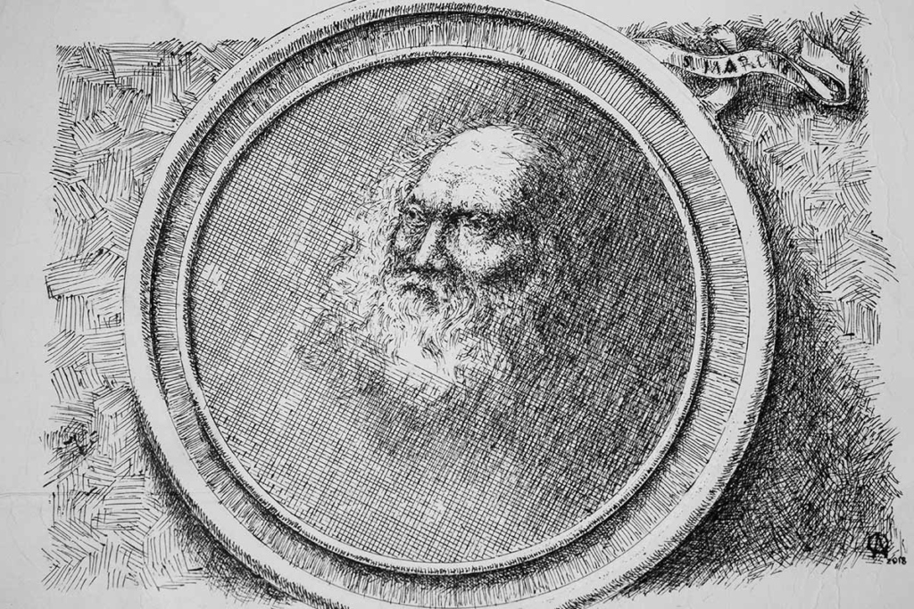 Из зарисовок Андрея Окунева в Италии