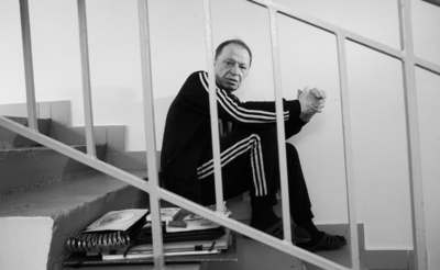 Портрет мужчины, черно-белый