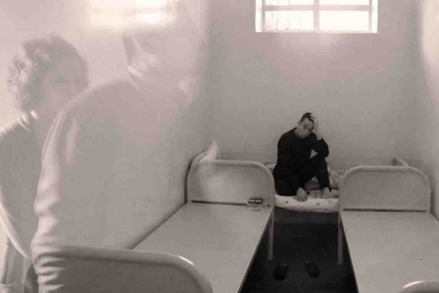Пациент в палате для склонных к агрессии в Государственном научном центре социальной и судебной психиатрии имени В.П. Сербского