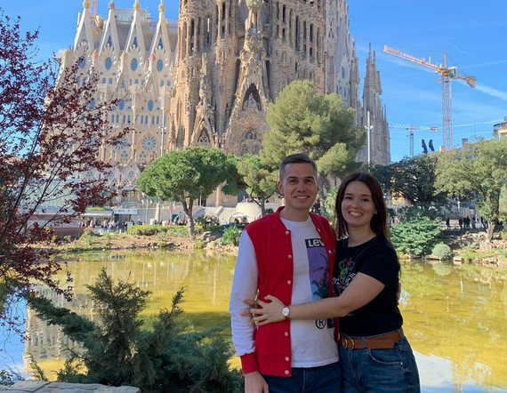 Фотография пары в Испании