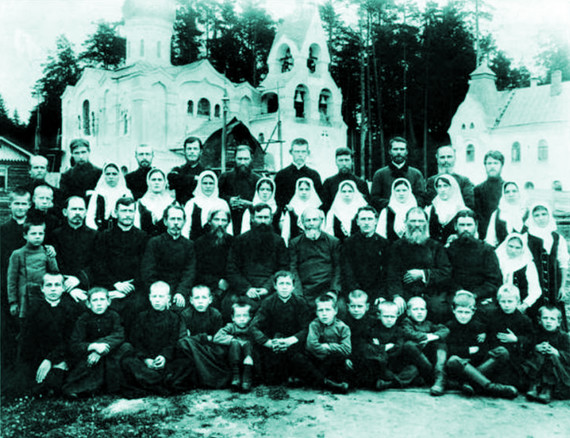 Фотография начала XX века. Морозовский хор