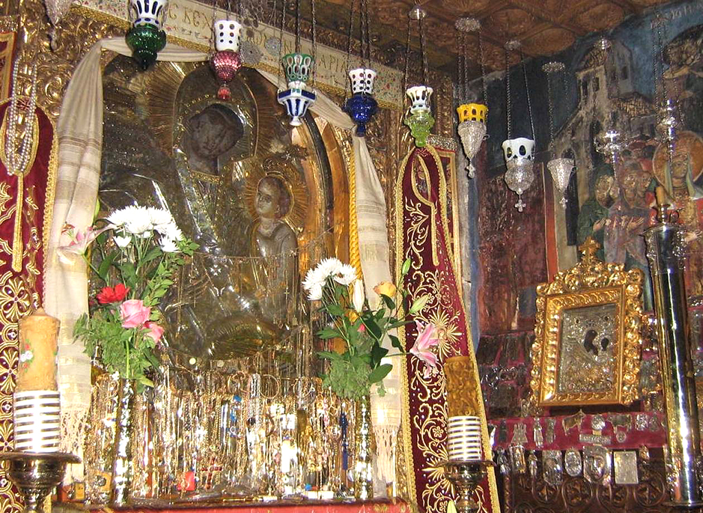 Чудотворная икона Пресвятой Богородицы в монастыре Дохиар на горе Афон