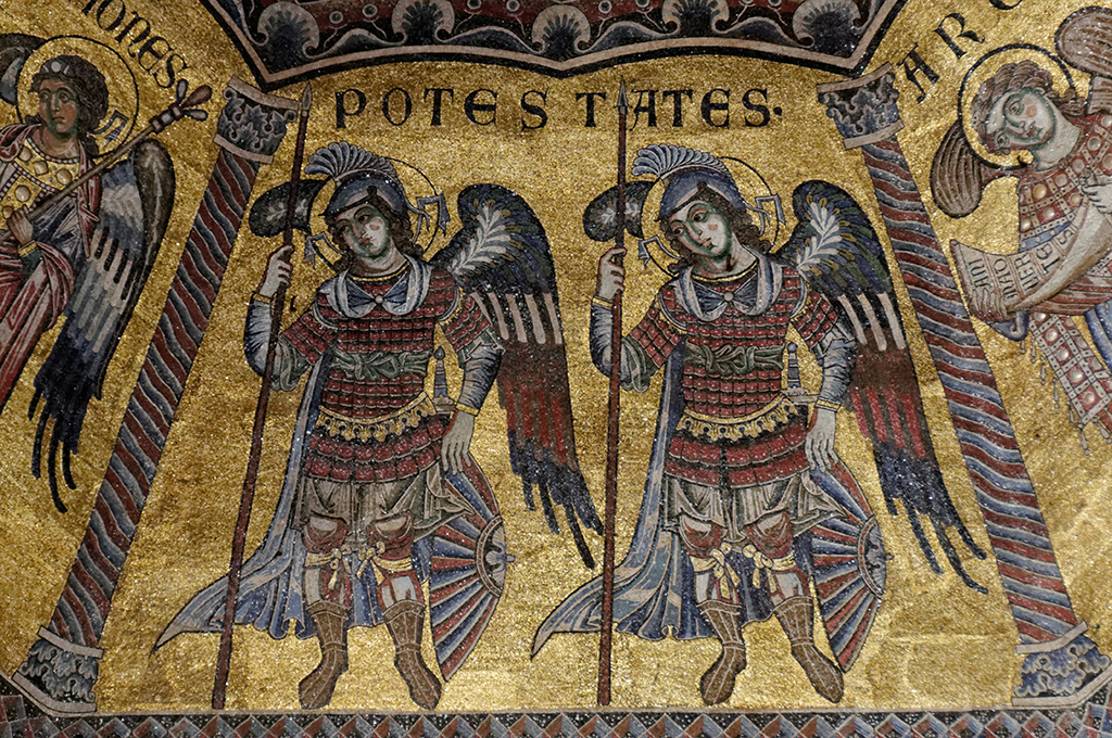 Власти. Мозаика XIII века, Баптистерий Сан-Джованни. Флоренция, Италия
