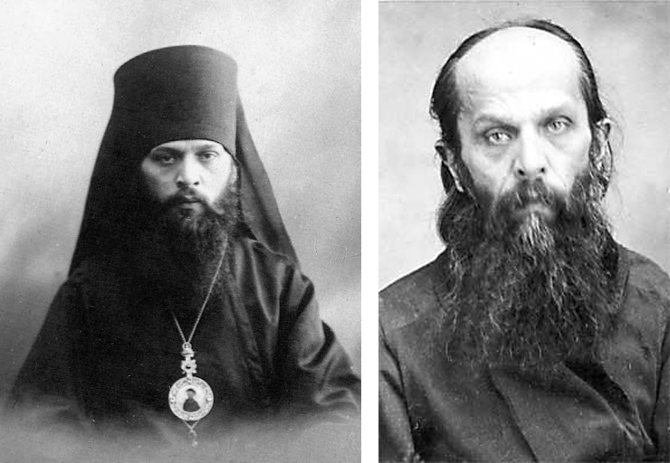 Священномученик Анатолий (Грисюк). Фото справа – в Бутырской тюрьме, 1936 год