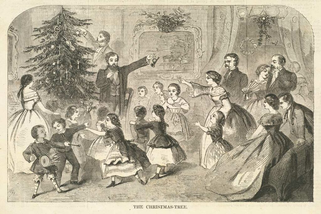 Рождественская елка Уинслоу Гомера, 1858 г.