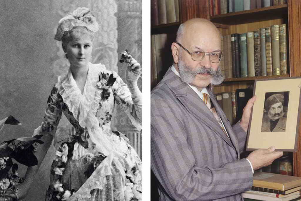 Слева – Варвара Бобринская в 1903 году. Справа – ее внук Николай Николаевич Бобринский в 1994 году