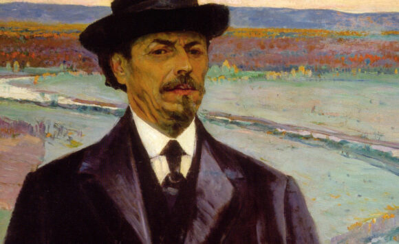 «Автопортрет», Михаил Васильевич Нестеров, 1915. Государственный Русский музей