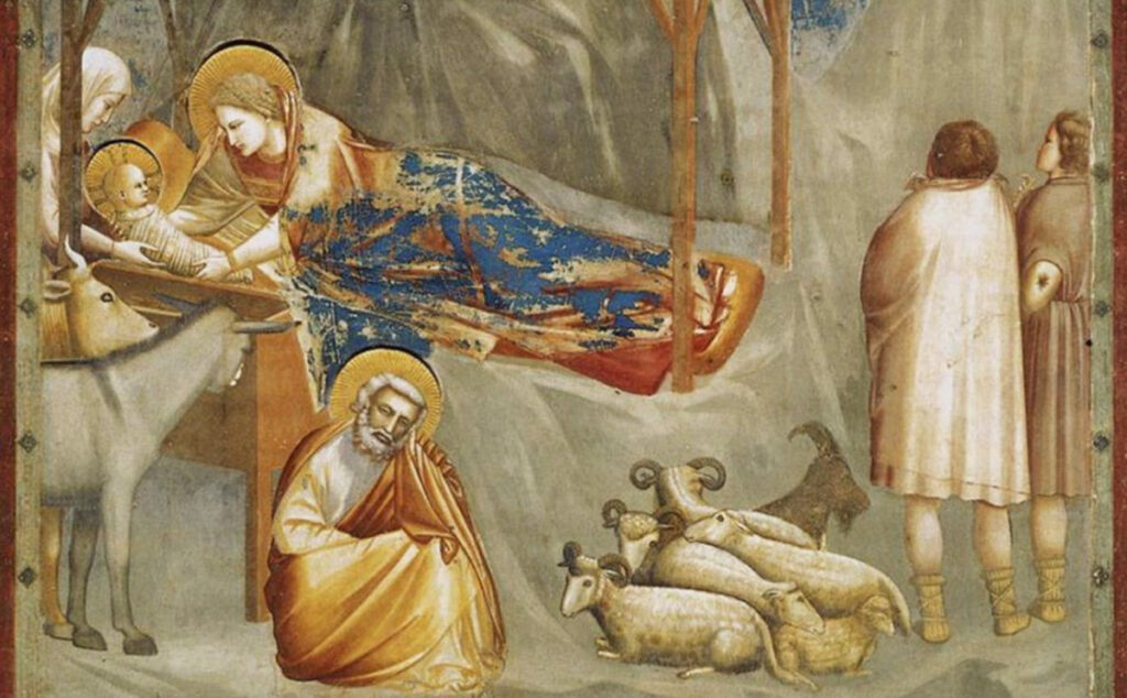 «Рождество Христово». Джотто ди Бондоне. ок. 1267 – 1337 гг.