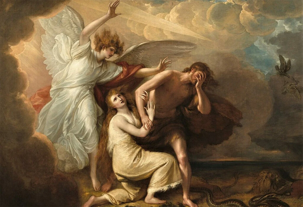 «Изгнание Адама и Евы из рая». Бенджамин Уэст, 1791 г. Национальная галерея искусств, Вашингтон