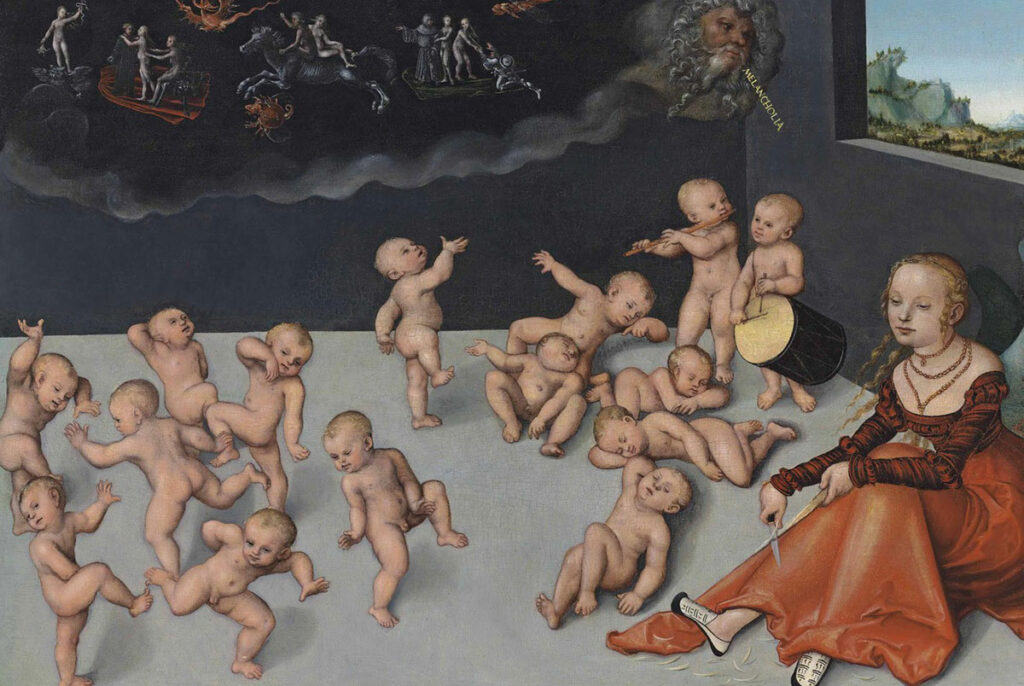 «Меланхолия», Лукас Кранах Старший.  Первая половина XVI века