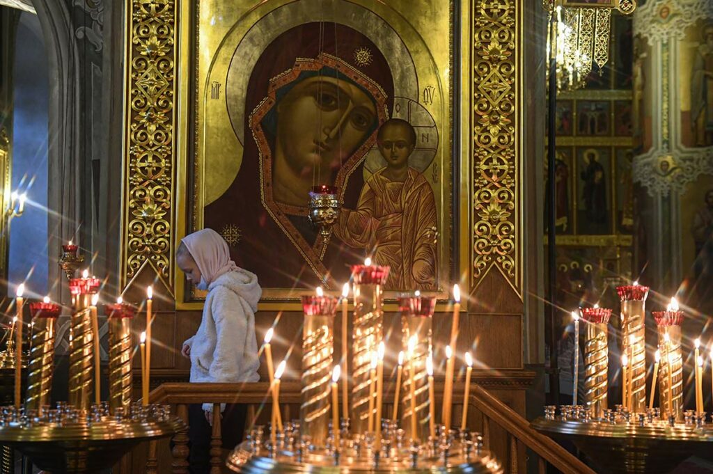 Литургия в честь Казанской иконы Божией Матери. Казанская икона Божией Матери