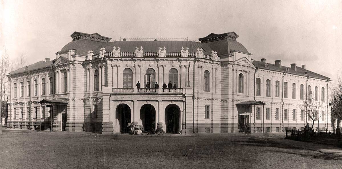 Здание театра в начале 1920-х годов. Тамбов