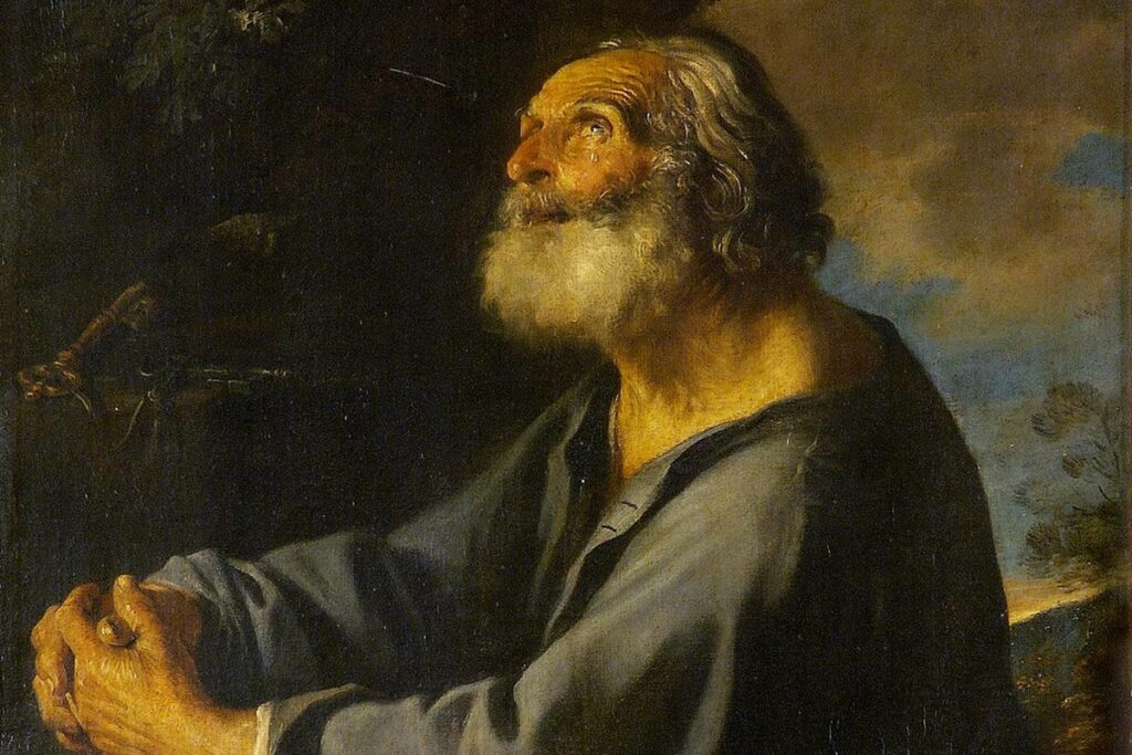 Раскаяние апостола Петра. Джованни Ланфранко, XVII век