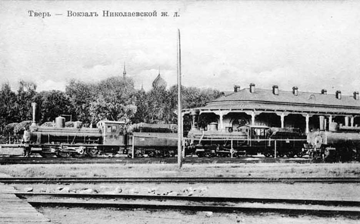 Вокзал на станции Тверь Николаевской железной дороги