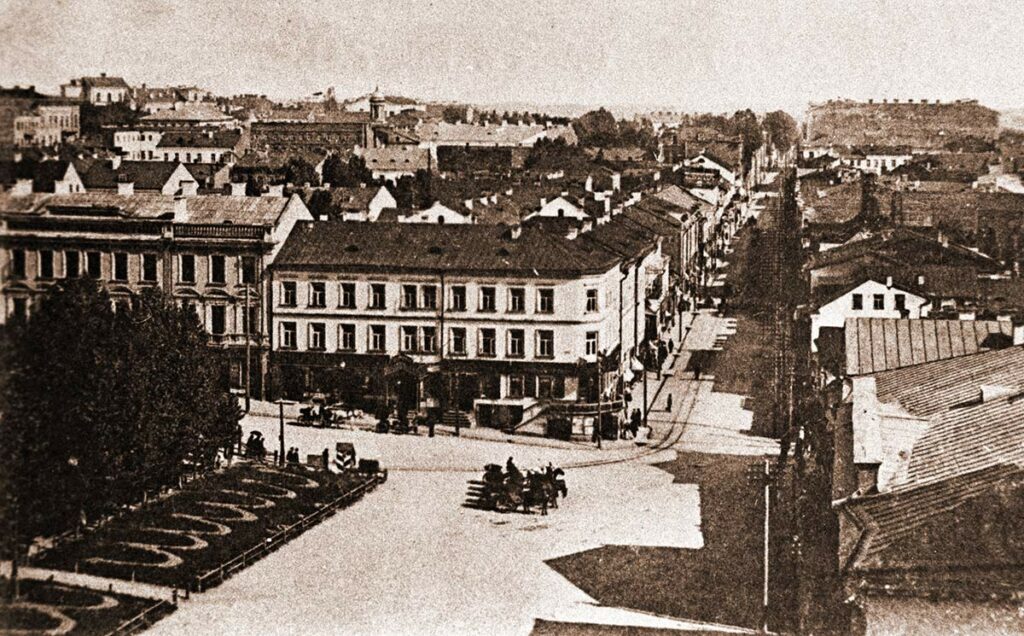 Вид на город Минск, 1898