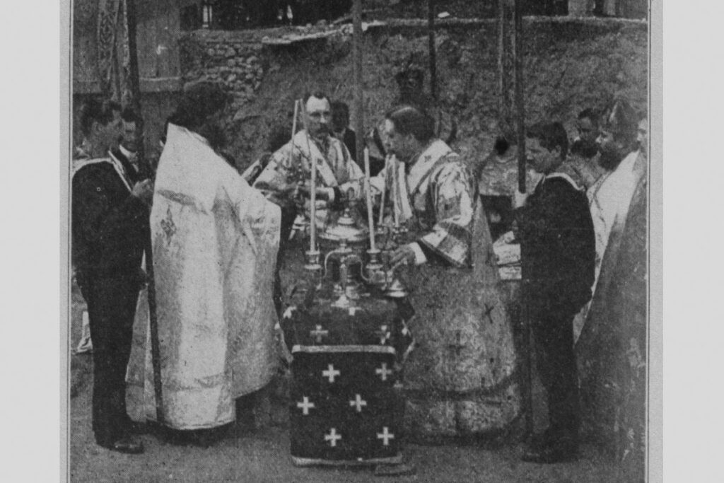 Закладка собора в 1901 году