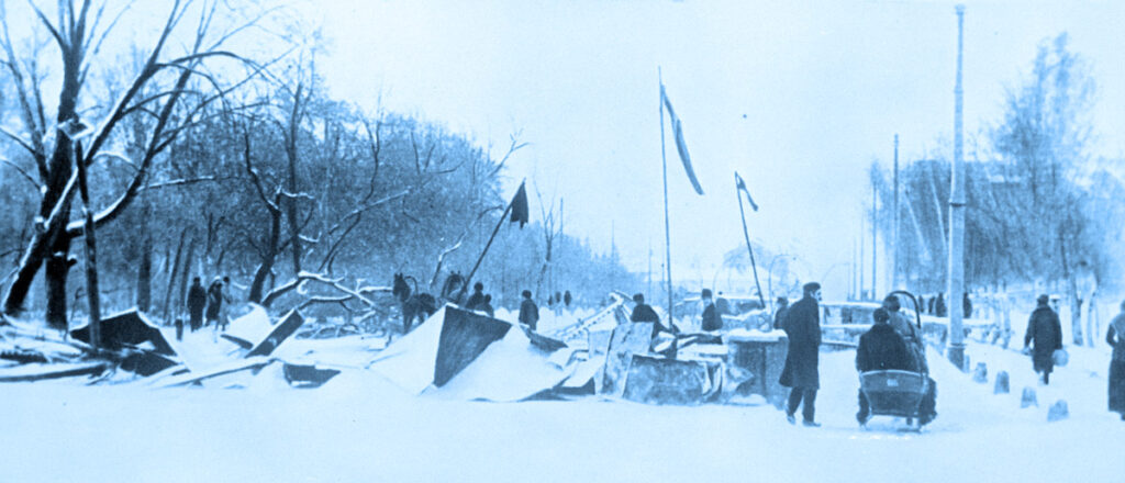 Революция 1905-1907 г.г. Баррикады в Екатерининском переулке (Москва)