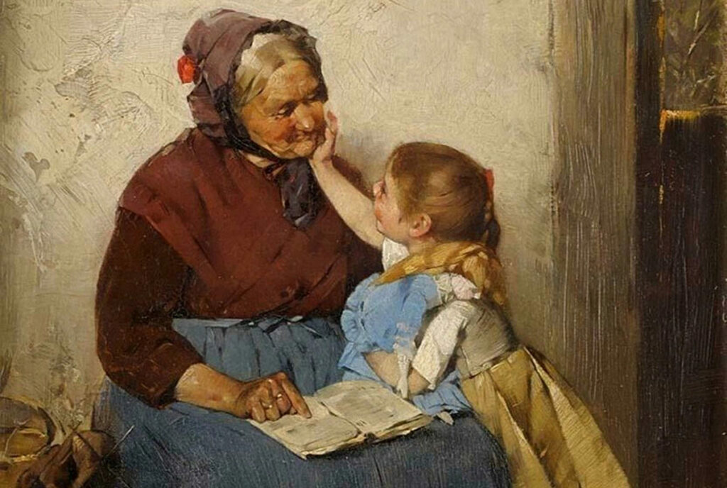 «Лучшая бабушка». Макс Рентель, 1913