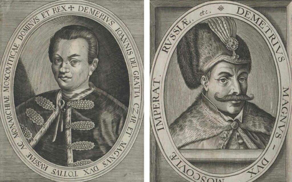 Лжедмитрий I и Лжедмитрий II. Гравюры XVII–XVIII веков. Австрийская национальная библиотека