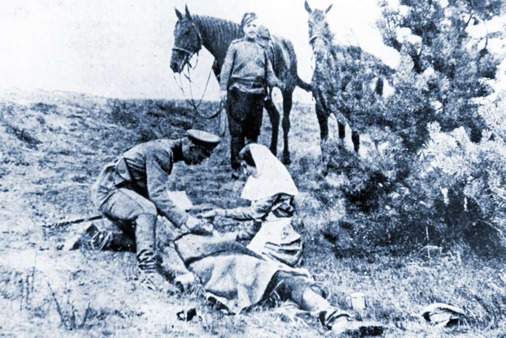Первая помощь на поле боя в годы Первой мировой войны