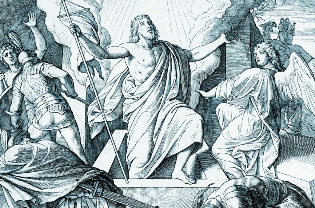 Воскресение. Юлиус Шнорр фон Карольсфельд, иллюстрированная Библия, 1852-1860 гг.