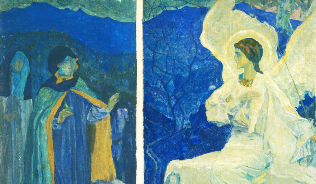 «Воскресение Христа» (фрагмент). М.В. Нестеров, 1922. Тульский музей изобразительных искусств