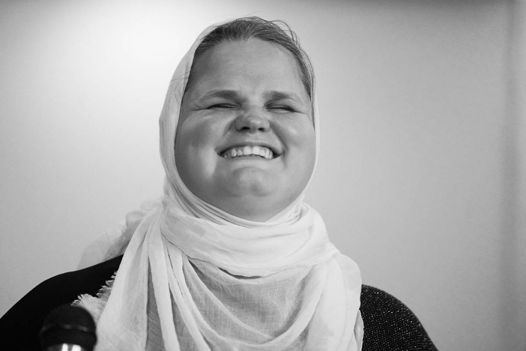 Александра Егорова, портрет. Черно-белая фотография