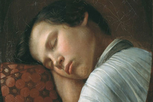 «Спящий мальчик» (фрагмент). Никифор Крылов, 1824 г.
