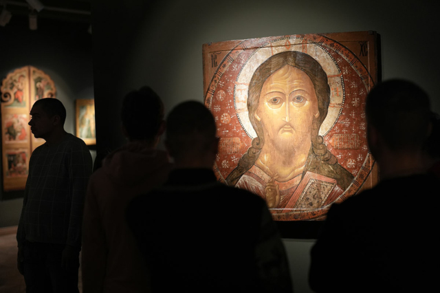 Пациенты ПНИ в музее иконы