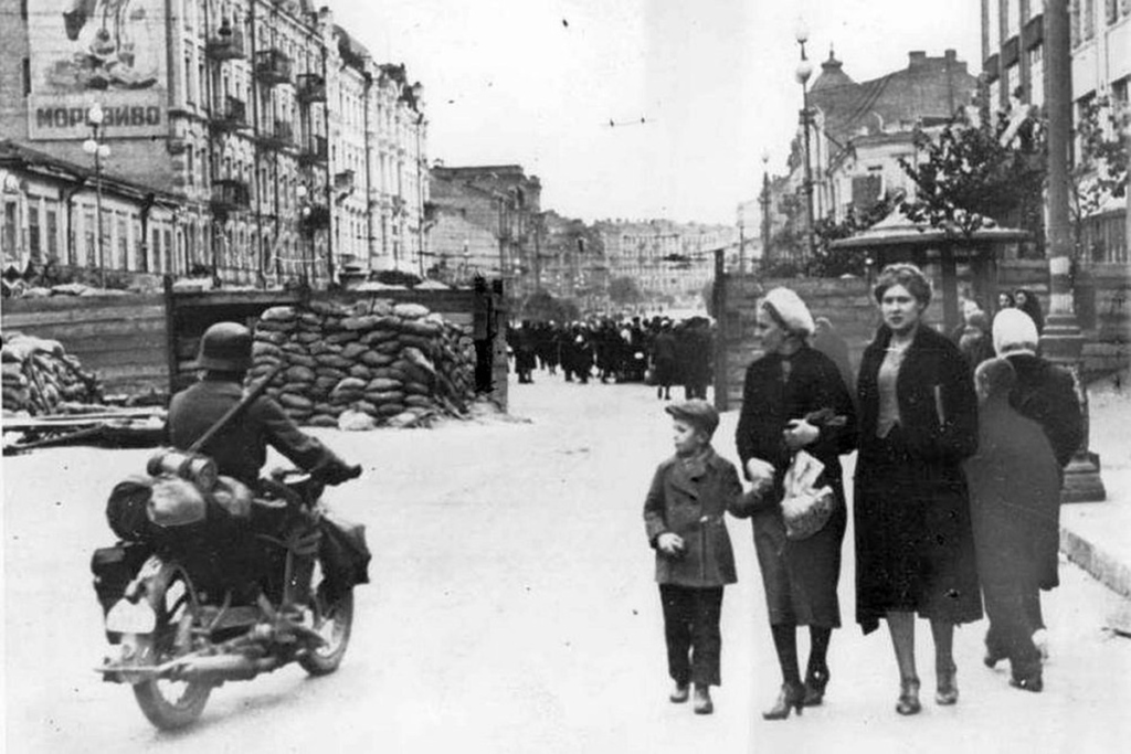Киев в оккупации. Сентябрь 1941 года.