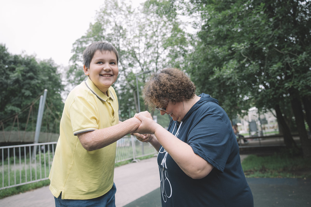 Мама с сыном