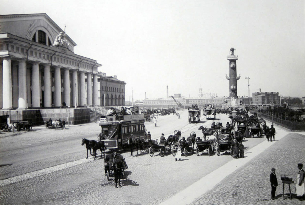 Васильевский остров, СПб. Начало XX века. Фото: К.К. Булла