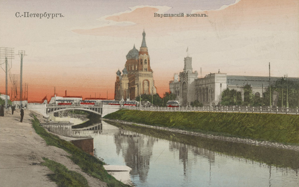 Храм Воскресения Христова у Варшавского вокзала, СПб, 1908 год