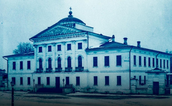 Ивановская область, Шуя. Церковь Василия Парийского при Киселевской больнице. Фото 1900 г.