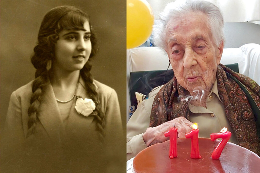 Портрет женщины в молодости и в старости.